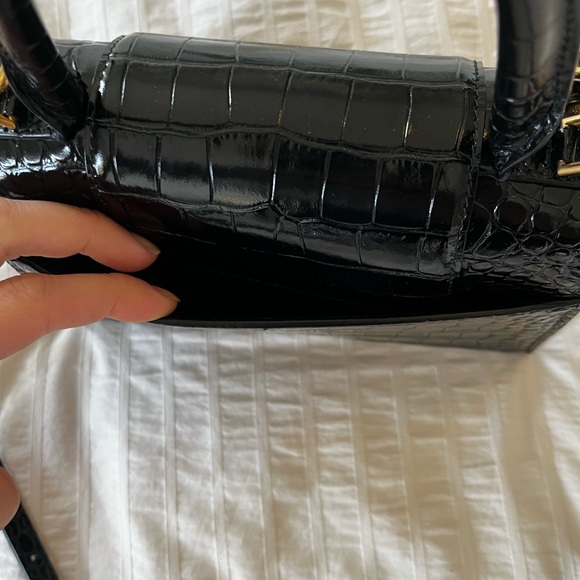 Balenciaga Hourglass Small Crocodile Embossed Leather Bag - Picture 5 of 16